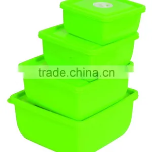 4 PCS High Quality Plastic Microwave Food Storage Container thumbnail-2