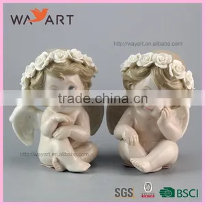 Good Quality Ceramic Polyresin Angel Cherub thumbnail-1