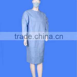 Nonwoven Relaxable Blue Disposable Surgical Gown thumbnail-1