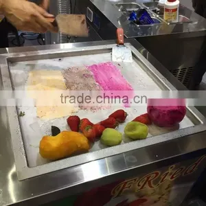 Single Square Pan Inox 304 Flat Pan Ice Pan Icecream Roll Machine thumbnail-1