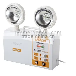 2X3W RECHARGABLE LED HIGH BRIGHTNESS EMERGENCY TWIN-SPOT LIGHTING JY-1038-SMD thumbnail-1