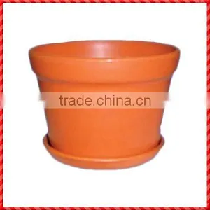 Vintage Handmade Terracotta Garden Stackable Planter Pots thumbnail-1