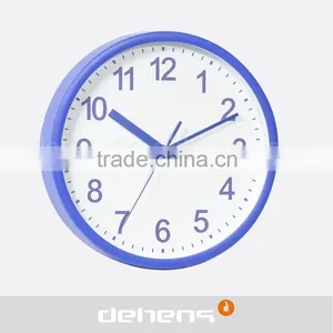 DEHENG 8inch Cheap and Hot Selling Plastic Wall Clock thumbnail-3