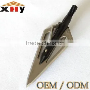 Newest 100 Grain 4 Blade Broadhead 2 1/8" X 1 1/16" Broadhead For Hunting thumbnail-1