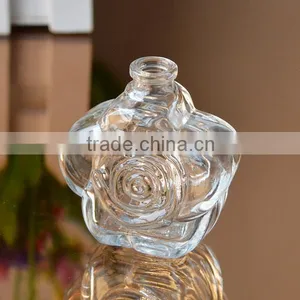 Rose Shaped Glass Perfume Bottle With 35ml for Sale thumbnail-2