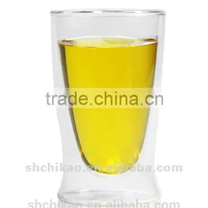 Double Wall Glass Cup/High Borosilicate Coffee Cup/Handmade thumbnail-1