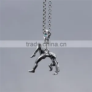 New Jewelry Dancing Lady Sterling Silver Dangle Charms S007 thumbnail-5