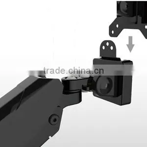 Dual Side-by Side Monitor Bracke Desk Mount Monitor Mount thumbnail-3