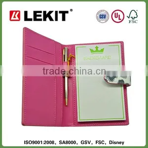 Notepad With Leather Jacket and Pen Attached thumbnail-1