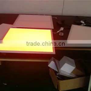 Ultra Slim CE ROHS Approved Round Square 300 600 Led Ceiling Panel Light thumbnail-1