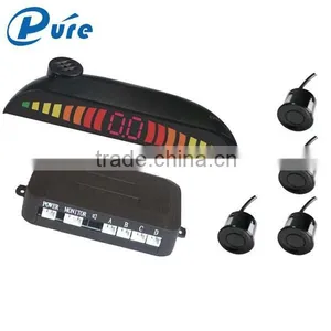 LED Numeral and Color Display Car Parking Sensor Assist System Without Reverse Camera With 4 Sensors thumbnail-1