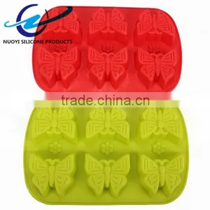 Hot Selling FDA Butterflies Shaped Decor Silicone Cake Mold thumbnail-1