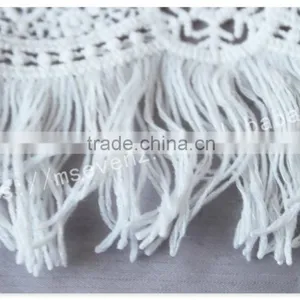 Hot Selling 6.8cm Width Polyester Water Soluble Trim Fringe for Garment thumbnail-4