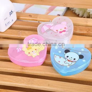 Contemporary Latest Plastic Red Heart Shaped Pill Box thumbnail-3
