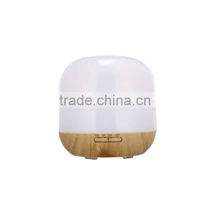 Wholesale Music 300ml Timing Function 7 Color Led Light Air Humidifier,wooden Aroma Diffuser thumbnail-2