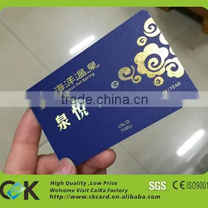 Custom Frosted Surface Silver Foil Stamping VIP Card thumbnail-6