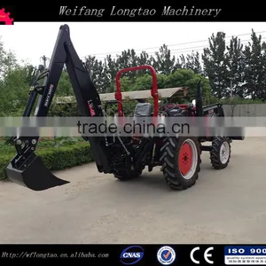 4wd Mini Farm Tractor With Front End Loader and Backhoe thumbnail-3