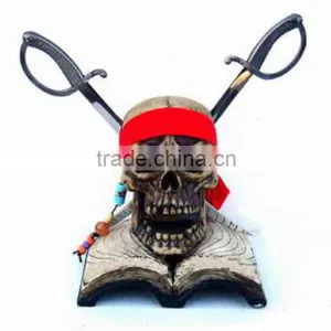 Resin Dringking Pirate Skeleton Statue thumbnail-1