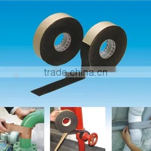 Hot Selling Custom Foam Rubber Insulation Tape Adhesive /one Side Adhesived Rubber Foam Tape Heat Insulation for Building Mater thumbnail-1