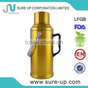 Fashion Design Metal Printeddouble Wall Vacuum Thermal Teapot thumbnail-1