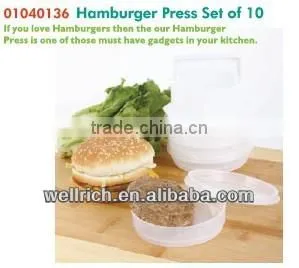 Hamburger Press Set of 10 01040136 thumbnail-1