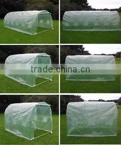 Garden Polytunnels 3m, 4m and 6m With Steel Frames and Re-inforced Covers thumbnail-1