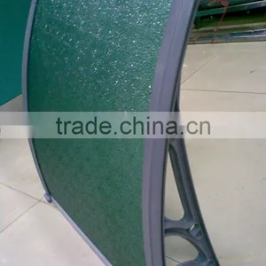 Lake Blue 16mm Construction Material UV Protected Polycarbonate Door Canopy thumbnail-1