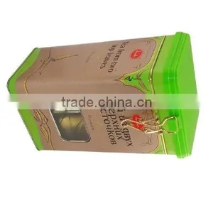 Coffee Tin Box With Plastic Lid thumbnail-3