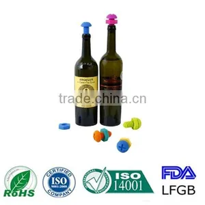 Guanddong Silicone Manufacturers, Special Hot Silicone Wine Bottle Plug, Customized Color for Silicone Cork thumbnail-1