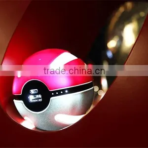 Pokemon Go Ball Power Adapter LED Light Brushed USB Backup Battery Power Bank thumbnail-4