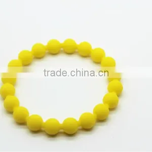 Glow Silicone Bead Bracelet Silicone Bracelet thumbnail-6
