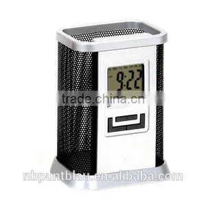 Pen Holder With Digital Clock thumbnail-1