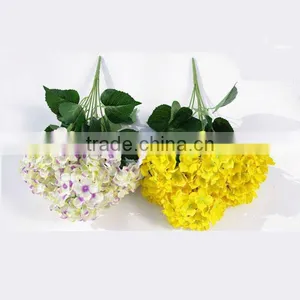 7 Heads Hydrangea Bunch Artificial Hydrangea thumbnail-1