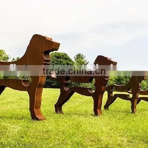 FO-9S02 High Quality Corten Steel Sculpture For Garden Decoration 2017 thumbnail-1