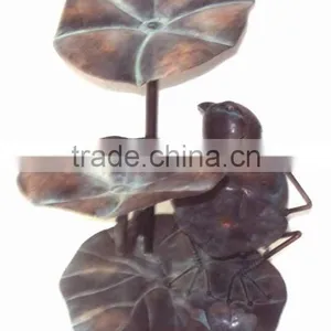 Metal Frog Water Fountain, Art Metal Water Fountains, Indian Water Fountains, Interior Water Fountains thumbnail-3