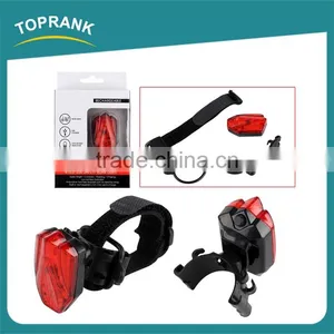 High Quality Waterproof Bike Light 4 LED USB Safety Bicycle Rear Light thumbnail-1
