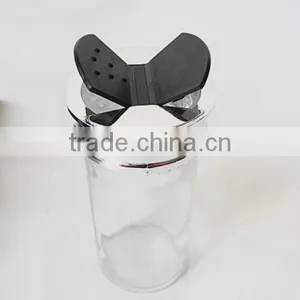 Small Clear Glass Paragon Spice Jars With Butterfly Cap thumbnail-2