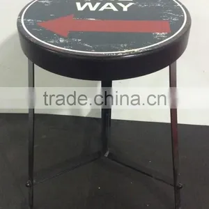 3 Legs Black Kitchen Stool thumbnail-1
