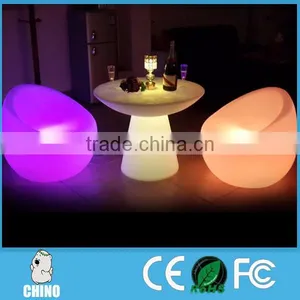 Plastic Bar Furniture Led Chair Lighted Glowing Led Chair Sofa thumbnail-5