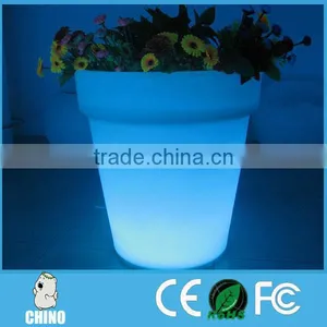 Light up Garden Tall Round LED Flower Pots&planters thumbnail-5