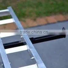 Towbar Dirt Small Motor Bike Motorcycle Motorbike Utility Trailer 2 Arms Carrier Rack With Ramp For Sale thumbnail-5