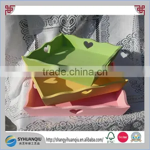 Kitchen Decor Painting Small Wooden Vegetable Tray thumbnail-3