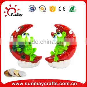 Polyresin Lovely Frog Money Box thumbnail-5