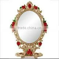 European-style Antique Table Comestic Mirrors With Two Sides thumbnail-1