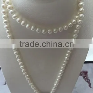 Modern Designs 10-11mm White Freshwater Pearl Necklace thumbnail-5