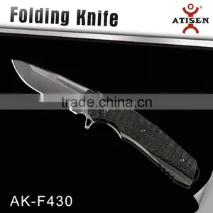 Best Camping Knife Bearing Switch For Folding 7Cr17 Stone Wash Coated Blade Outdoor Tactical Hunting Knives thumbnail-1