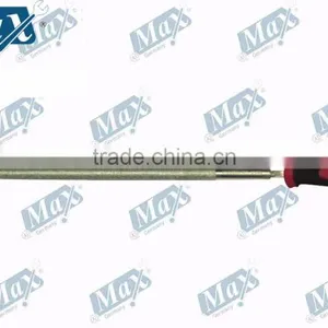 Round File (Tapper File) Electroplated With Plastic Handle 10" thumbnail-1