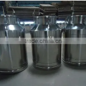 High Quality Mirror Polished Food Sanitary 304 Stainless Steel Milk Can thumbnail-1