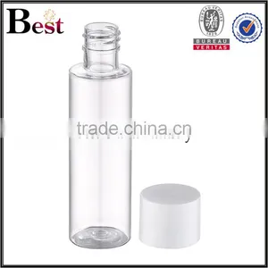 2017 Hot New Products Cosmetic Lotion Plastic Cap Clear Empty 100ml Plastic Bottle Wholesale thumbnail-2