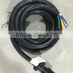 S10333 7 Way Rv Blade Molded Trailer Wire 8' Feet Replacement Cable Cord Harness With Premium Double Prong Connector End Plug thumbnail-4